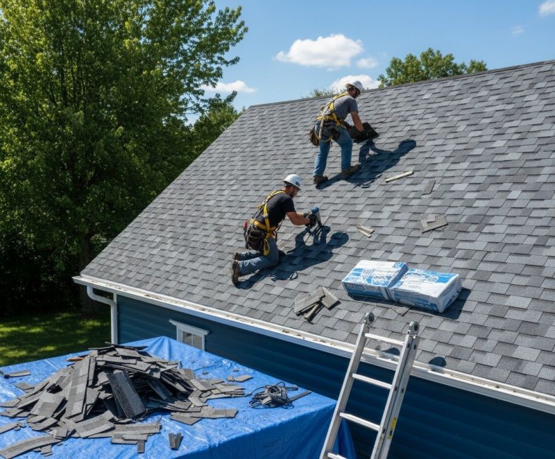 Roof Shingles Replacement detail